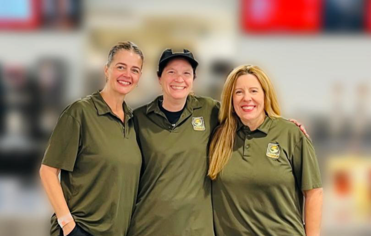 Sheridan Larcade, Jennifer Gruber, and Natalie Sharp